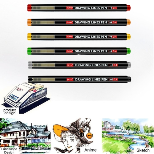 12 Colors Drawing Pens Waterproof Archival Ink Fineliner Pens for Journaling and Writing, Fine Line Art Markers for Detailing Drawing, Sketching